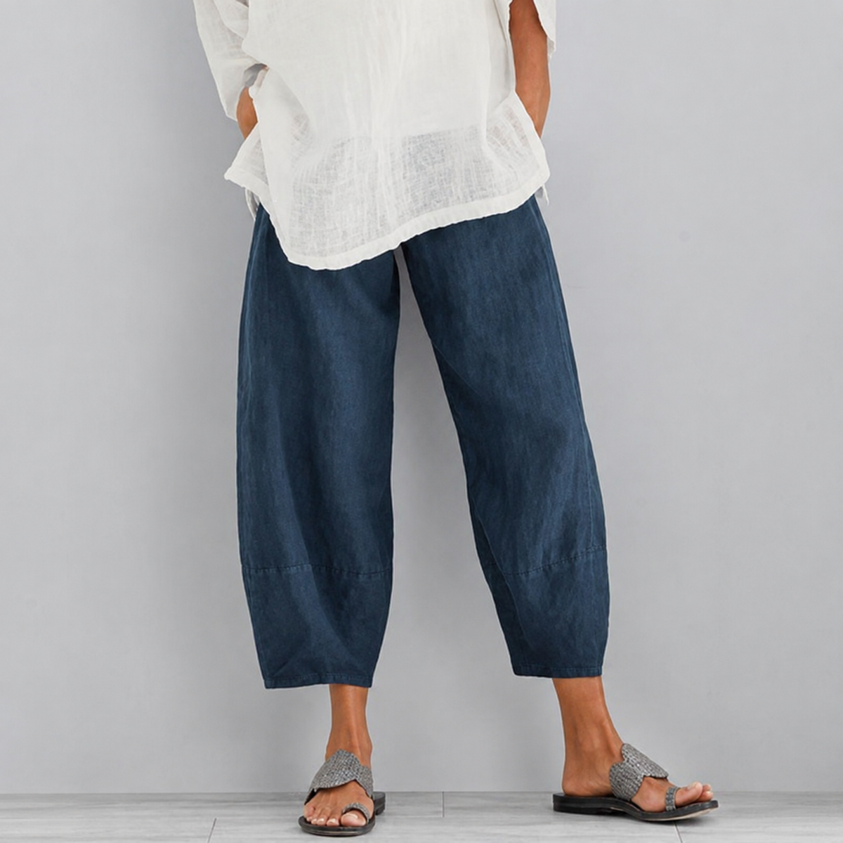 Marina | Effortless Comfort Cotton Linen Pants