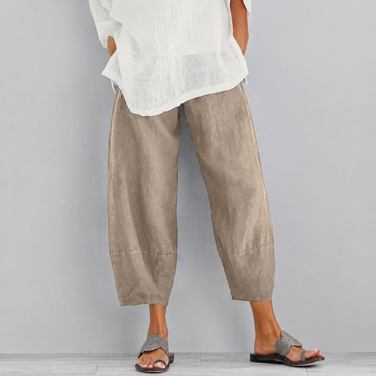 Marina | Effortless Comfort Cotton Linen Pants