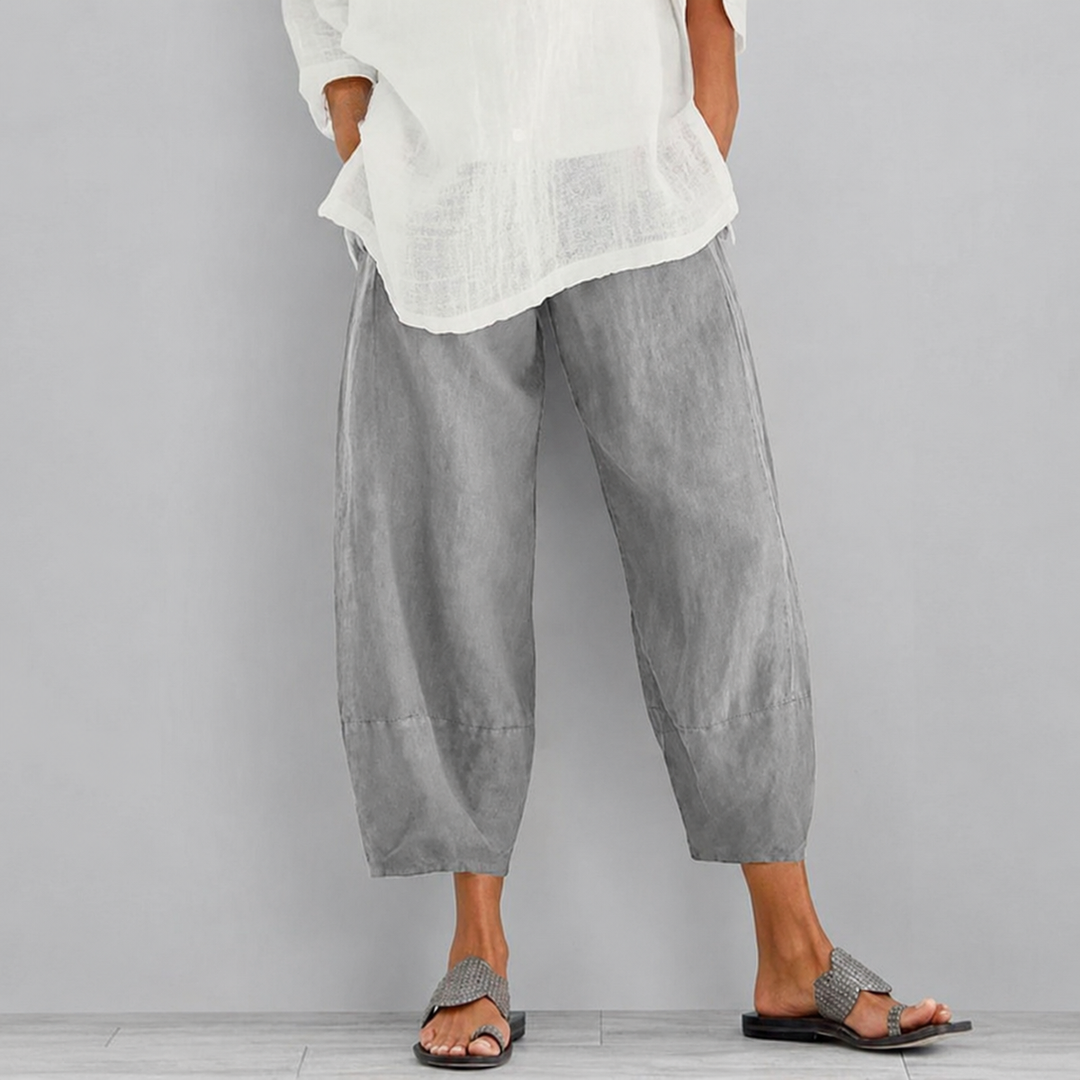 Marina | Effortless Comfort Cotton Linen Pants