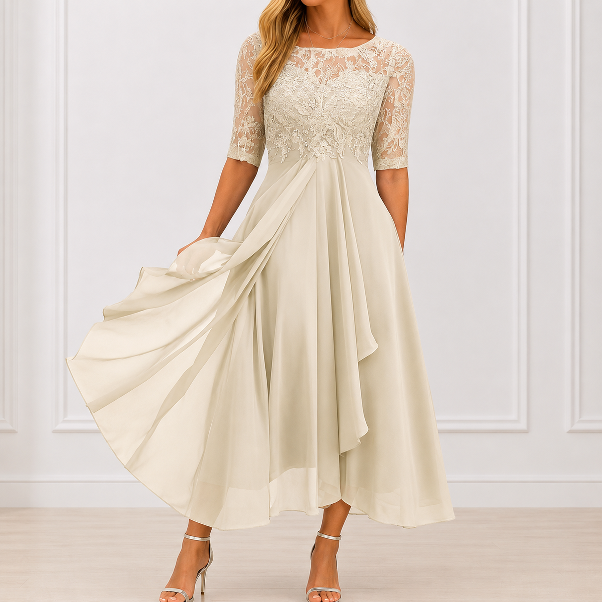 Mariella | Elegant Lace Occasion Dress