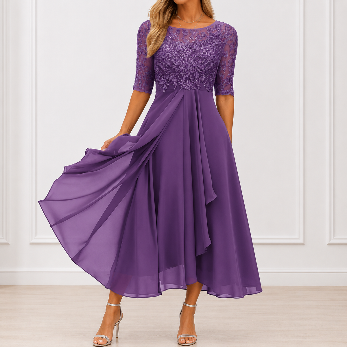 Mariella | Elegant Lace Occasion Dress