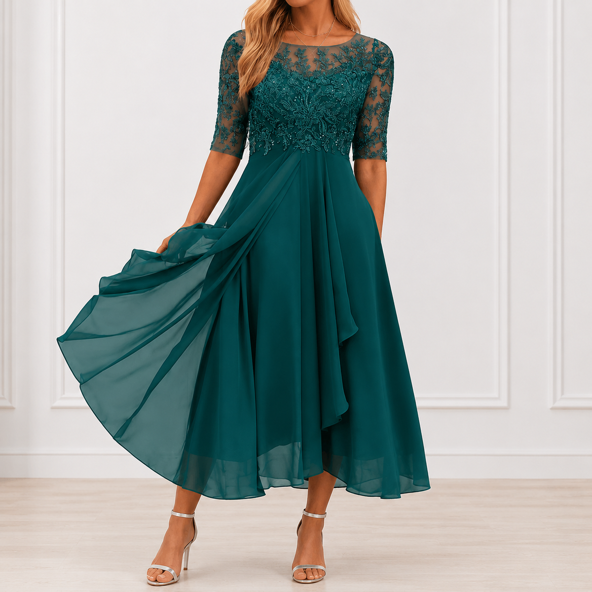 Mariella | Elegant Lace Occasion Dress