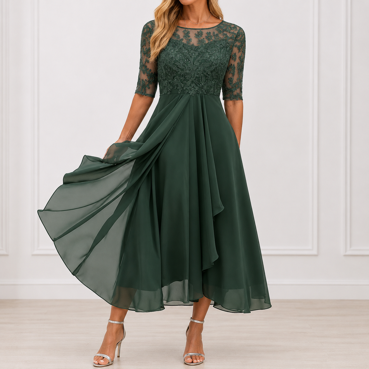 Mariella | Elegant Lace Occasion Dress