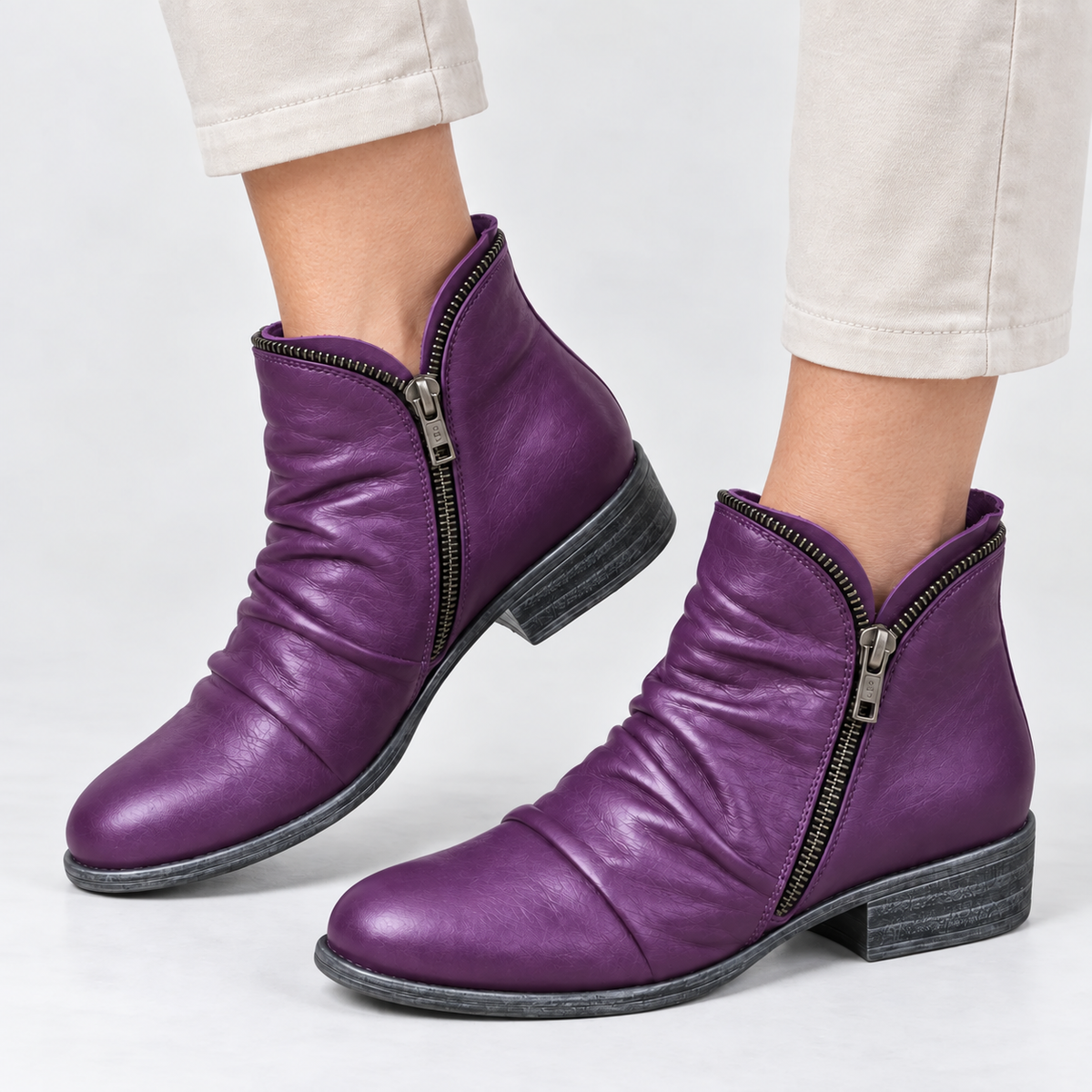 Carla | Comfortable Low Boots