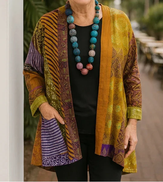 Astrid | Elegant Drape Cotton Cardigan
