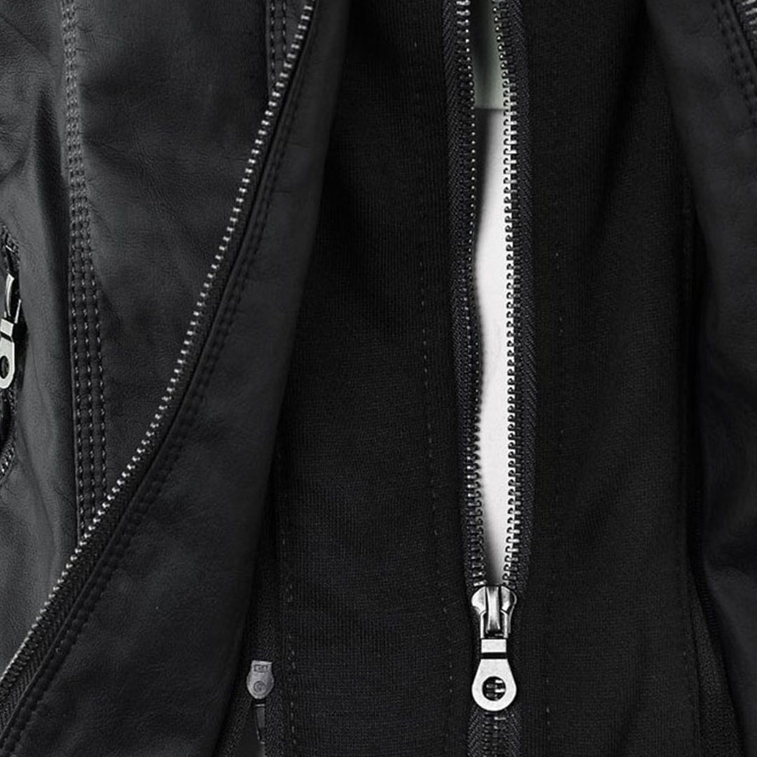 Maelle | Quilted-Shoulder Mid-Season Jacket