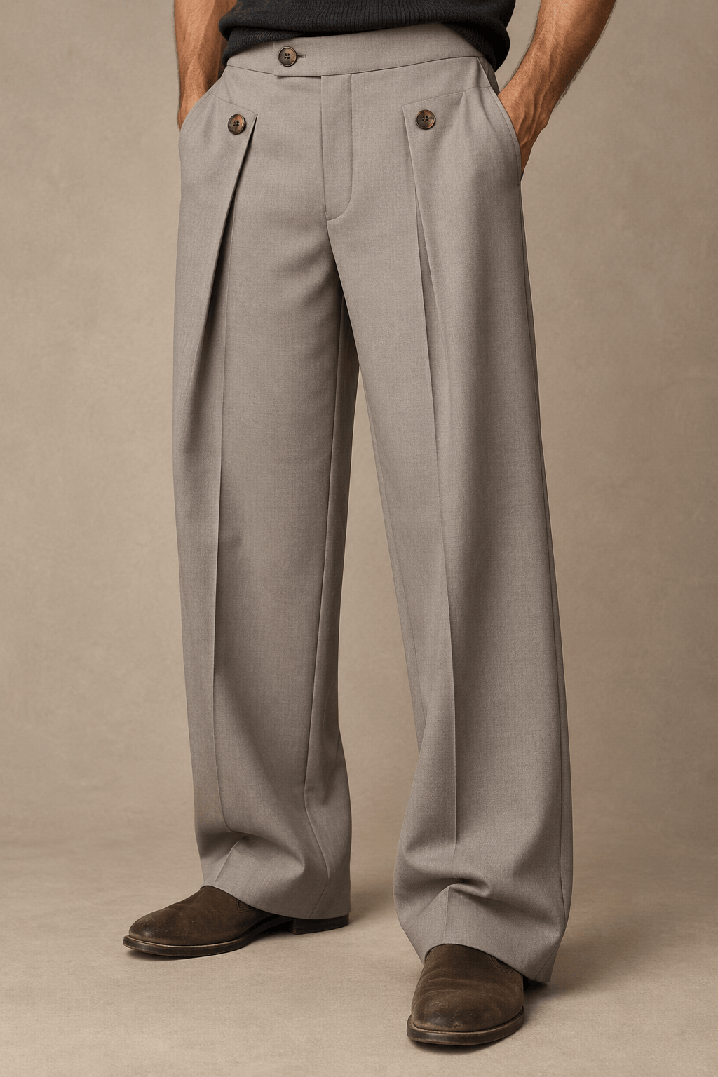 Calder | Drawstring Wide-Leg Pants