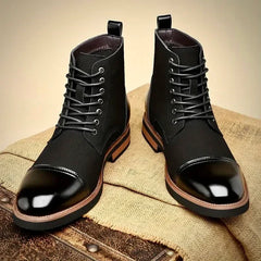 Weston | Cap-Toe Lace-Up Ankle Boots