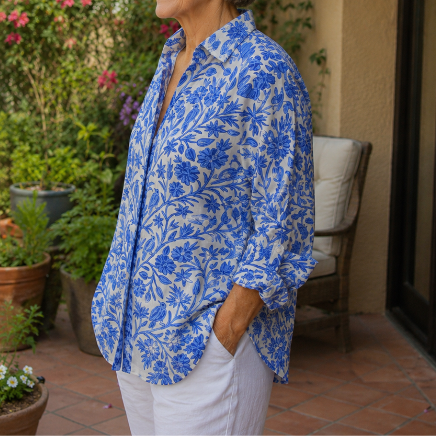 Nadine | Spring Garden Blouse