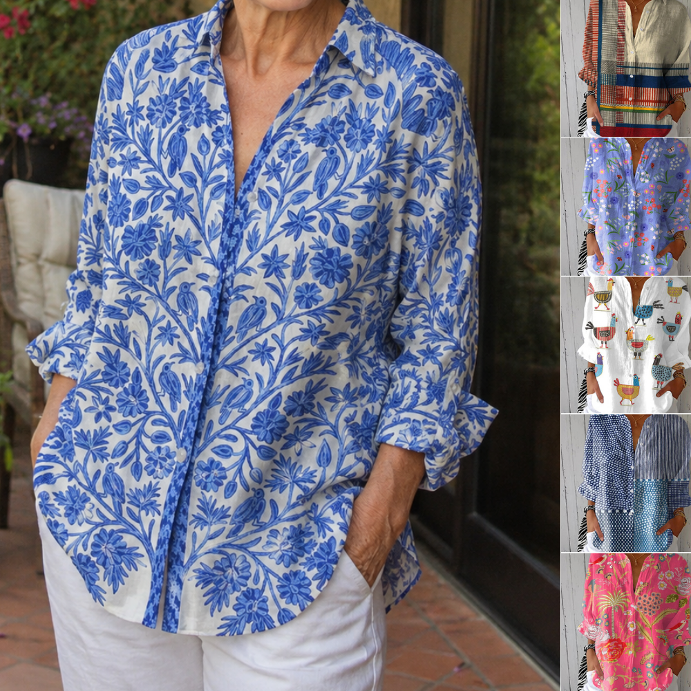 Nadine | Spring Garden Blouse
