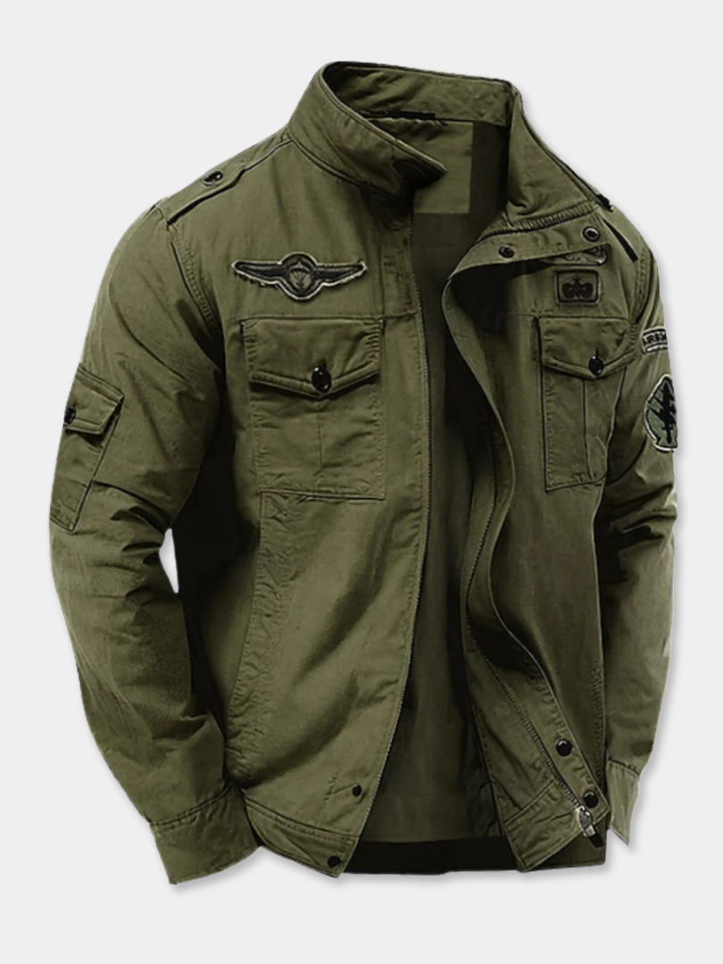 Gideon | Stand-Collar Utility Jacket