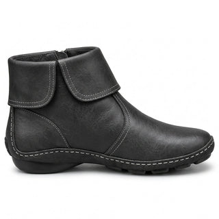 Sienna | Side-Zip Round-Toe Ankle Boots