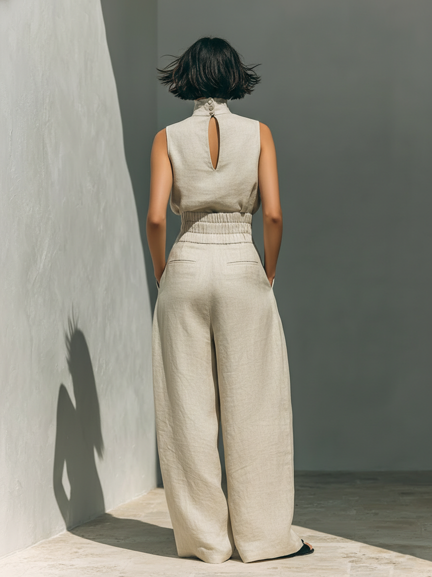 Elaran | Perfectly Fitted Minimalist Tank & Pants Set