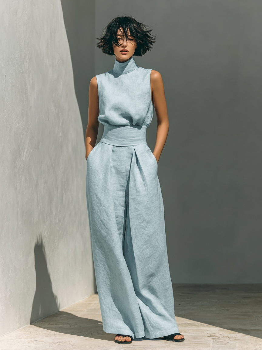 Elaran | Perfectly Fitted Minimalist Tank & Pants Set