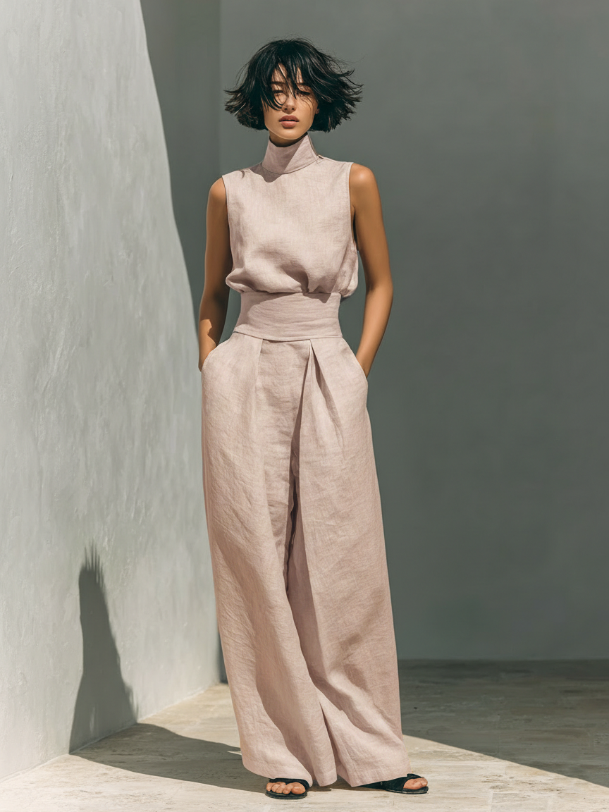 Elaran | Perfectly Fitted Minimalist Tank & Pants Set