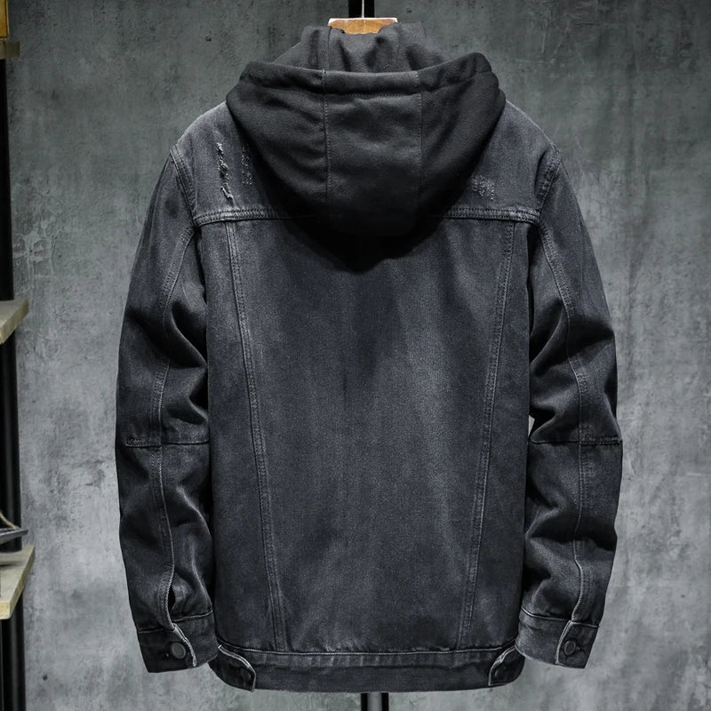 Declan | Removable-Hood Utility Jacket