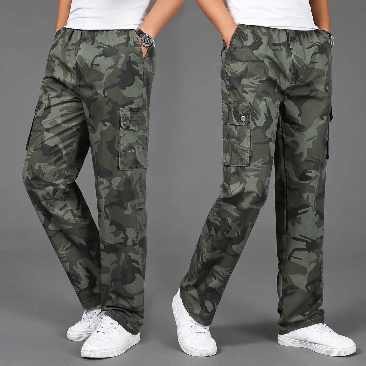 Theodore | Camo Cargo Pants