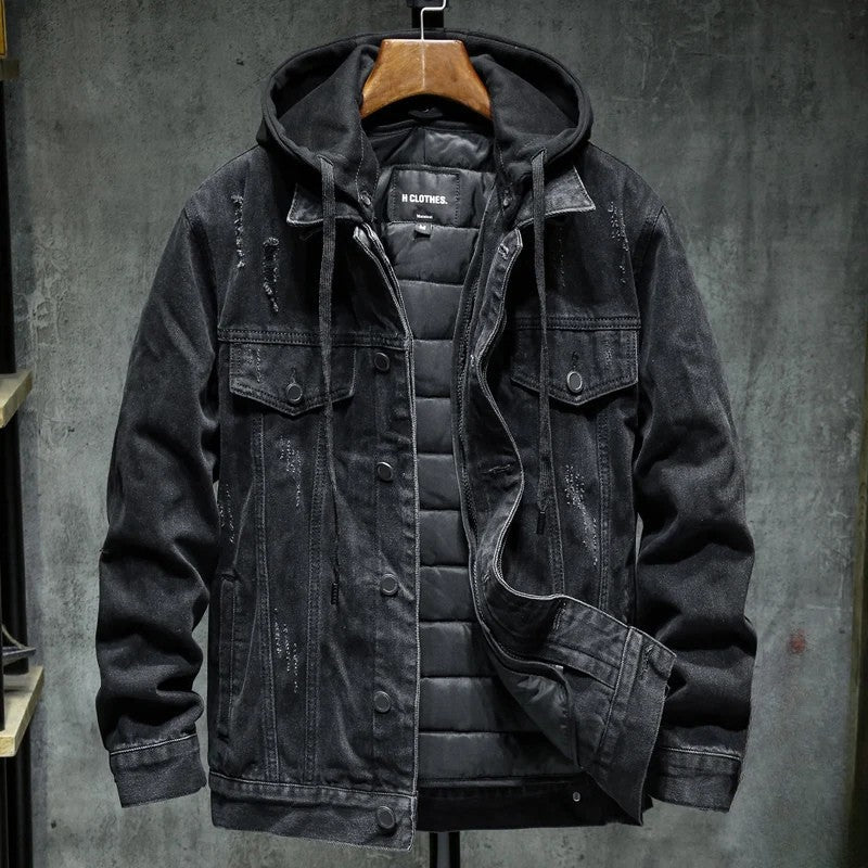 Declan | Removable-Hood Utility Jacket