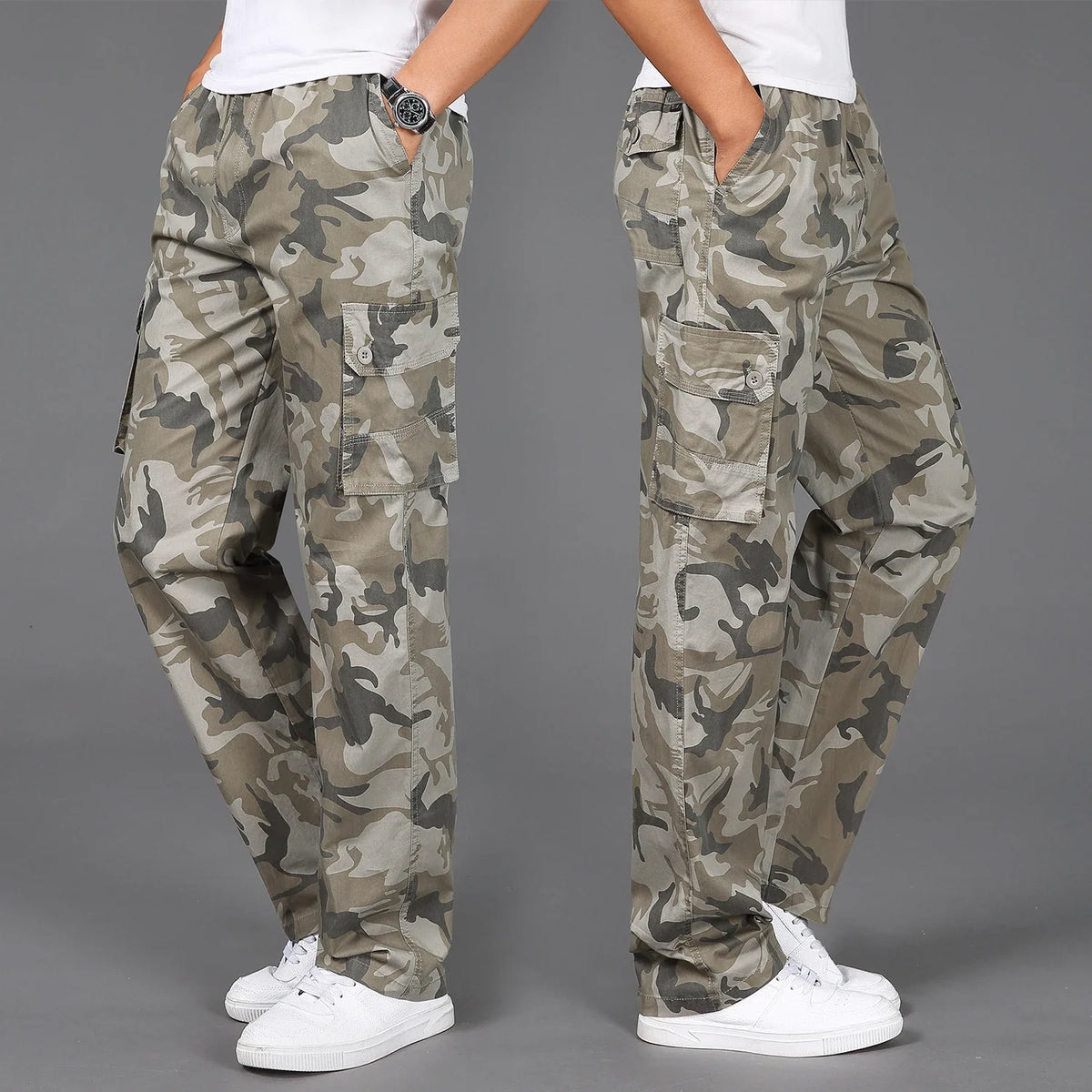 Theodore | Camo Cargo Pants