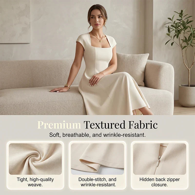 Brooklyn | Tummy-Control A-Line Midi Dress