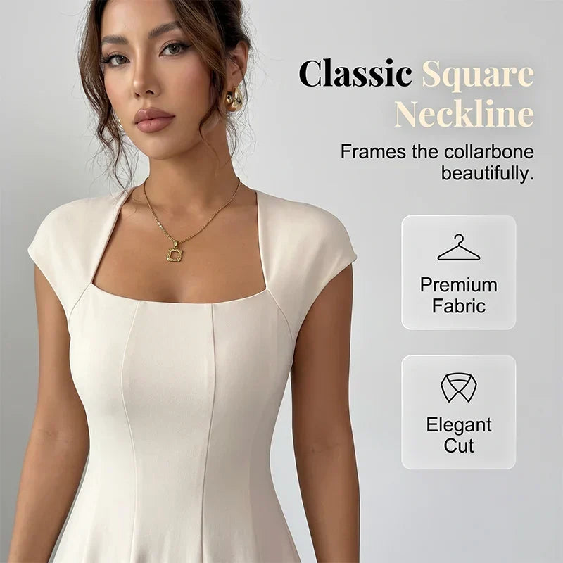 Brooklyn | Tummy-Control A-Line Midi Dress