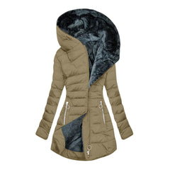 Mirena | Hooded Quilted Long Winter Coat