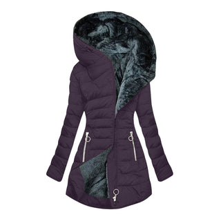 Mirena | Hooded Quilted Long Winter Coat