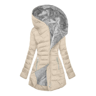 Mirena | Hooded Quilted Long Winter Coat