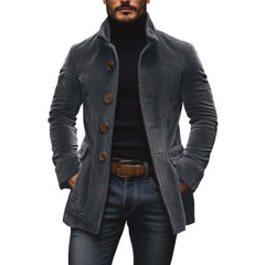 Marius | Textured Stand-Collar Jacket