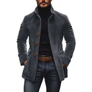 Marius | Textured Stand-Collar Jacket