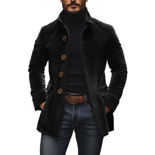 Marius | Textured Stand-Collar Jacket