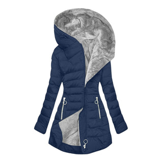 Mirena | Hooded Quilted Long Winter Coat