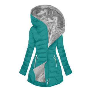 Mirena | Hooded Quilted Long Winter Coat