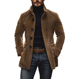 Marius | Textured Stand-Collar Jacket