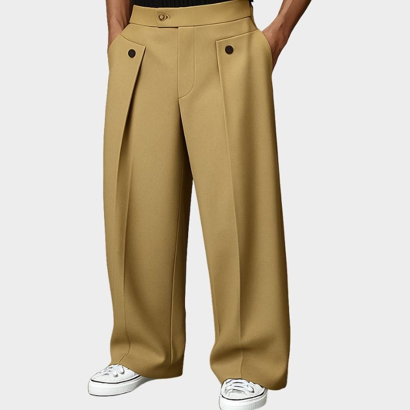Calder | Drawstring Wide-Leg Pants