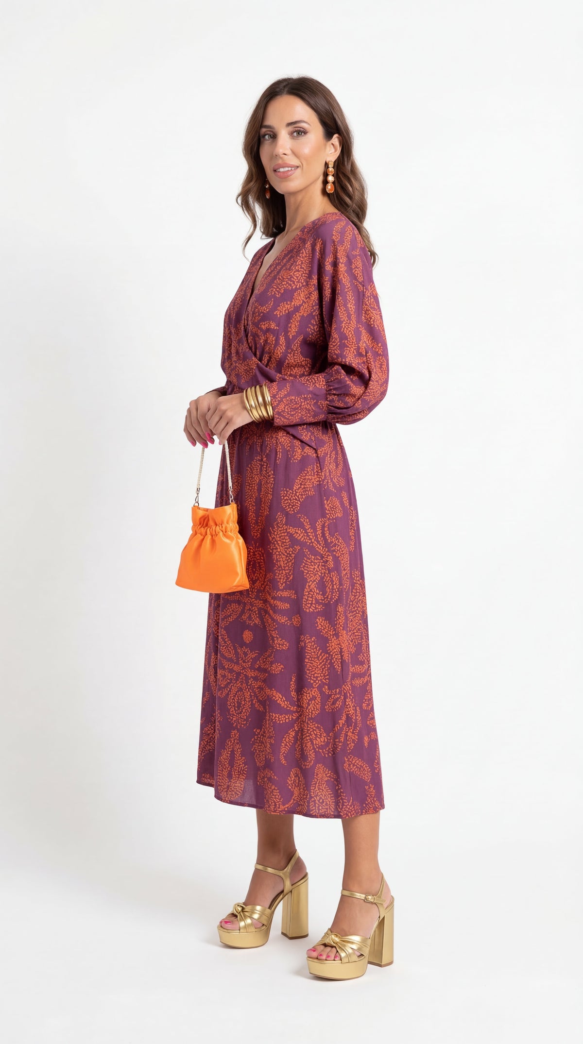 Isana | Printed Midi Dress