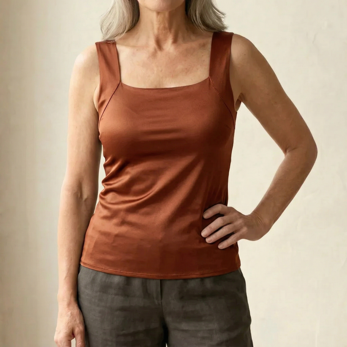 Roxanne | Built In Comfort Bra Tank Top