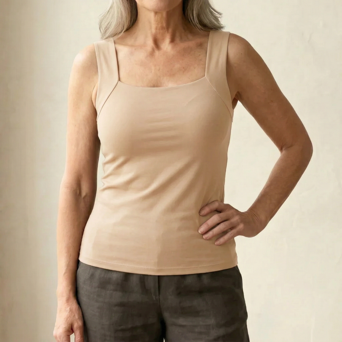 Roxanne | Built In Comfort Bra Tank Top