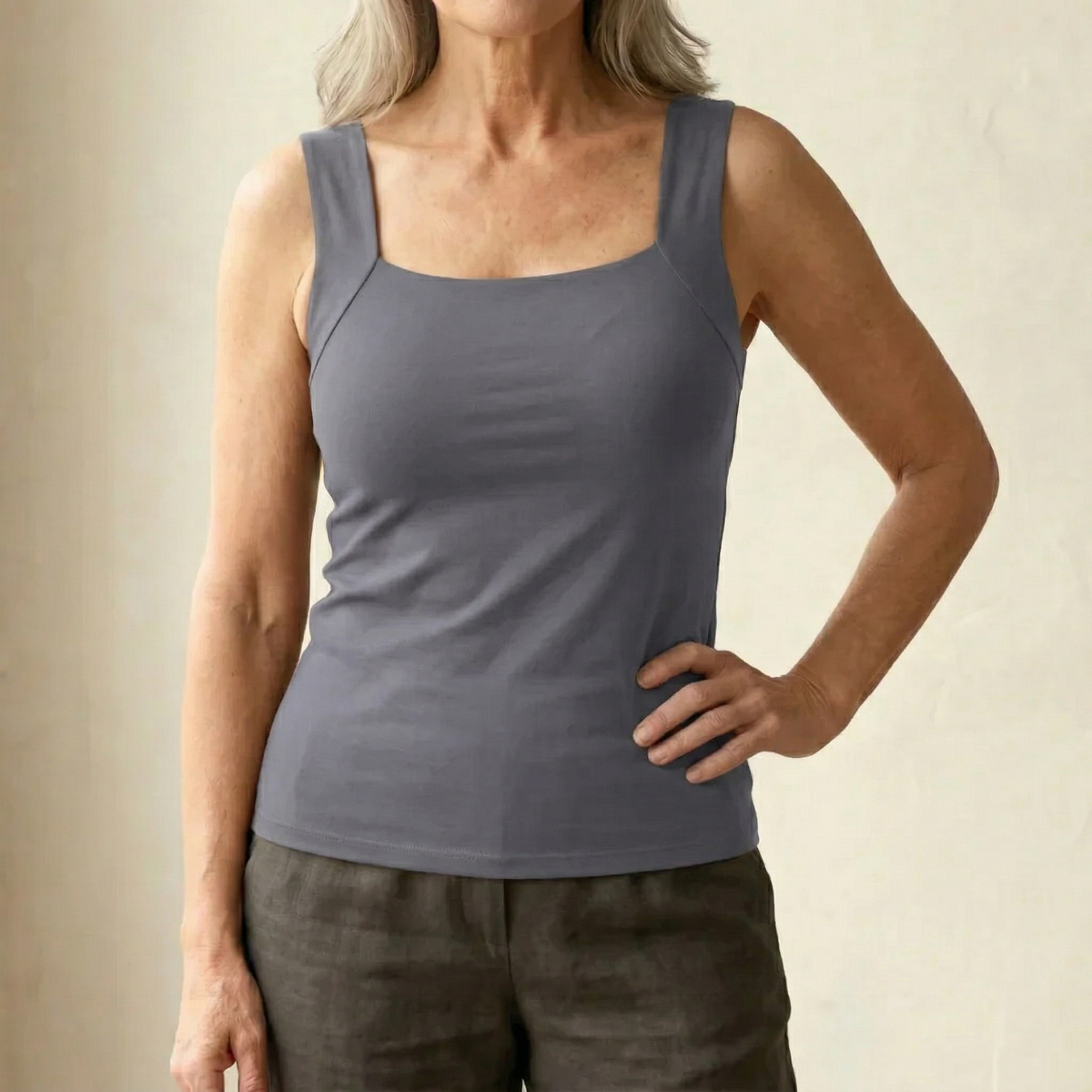 Roxanne | Built In Comfort Bra Tank Top