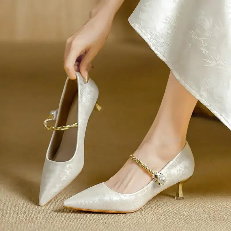 Cherie | Elegant Kitten Heels