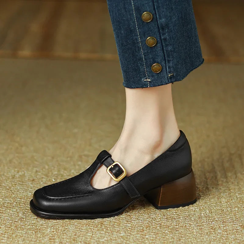 Ysolenne | T-Strap Shoes
