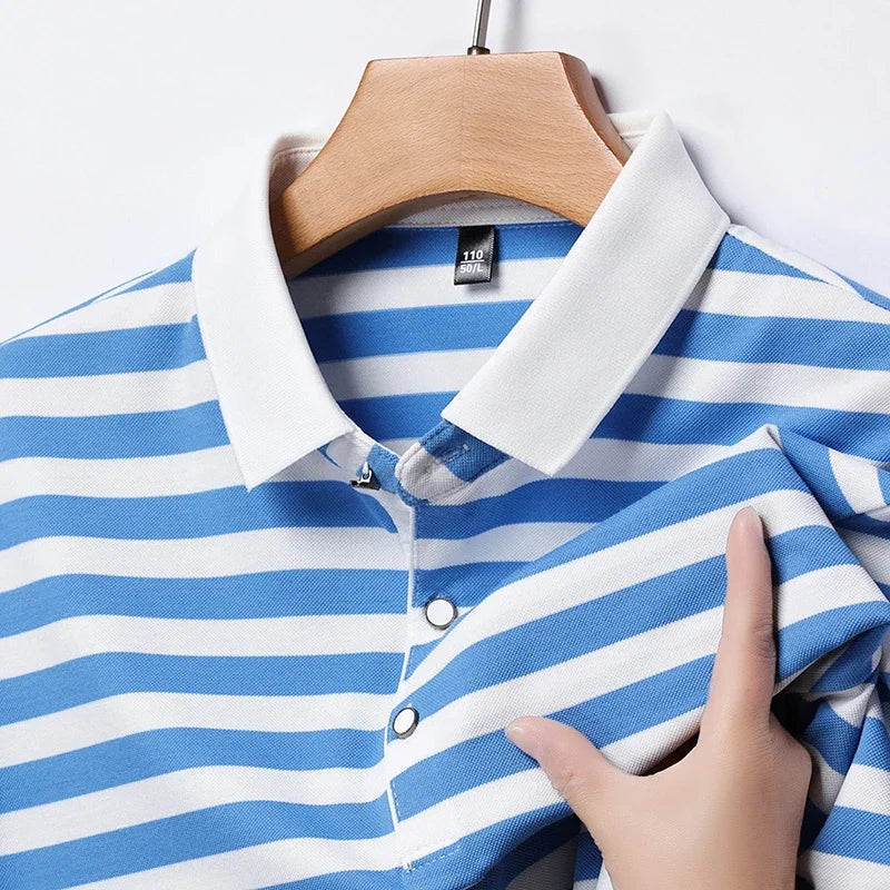 Kenneth | Striped Polo