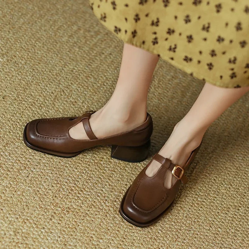 Ysolenne | T-Strap Shoes
