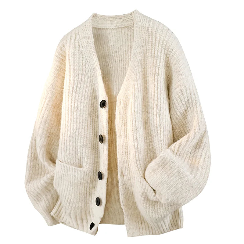 Natalie | Relaxed V-Neck Cardigan