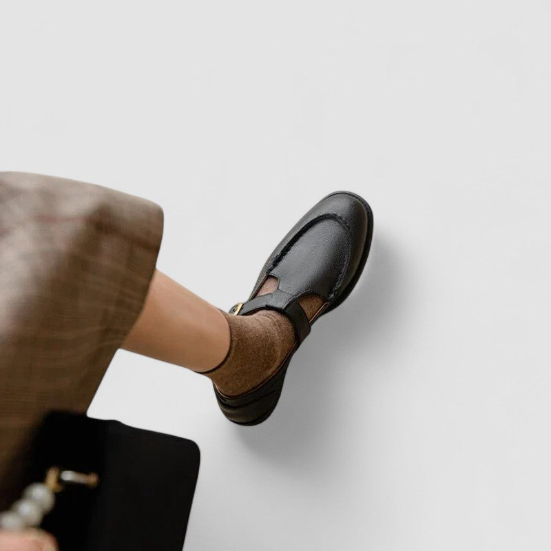Avery | Square Toe Mary Jane Shoes