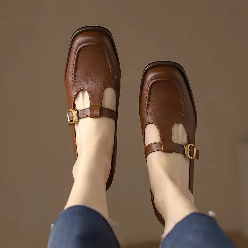 Ysolenne | T-Strap Shoes