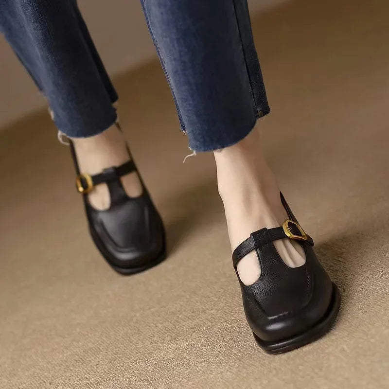 Ysolenne | T-Strap Shoes
