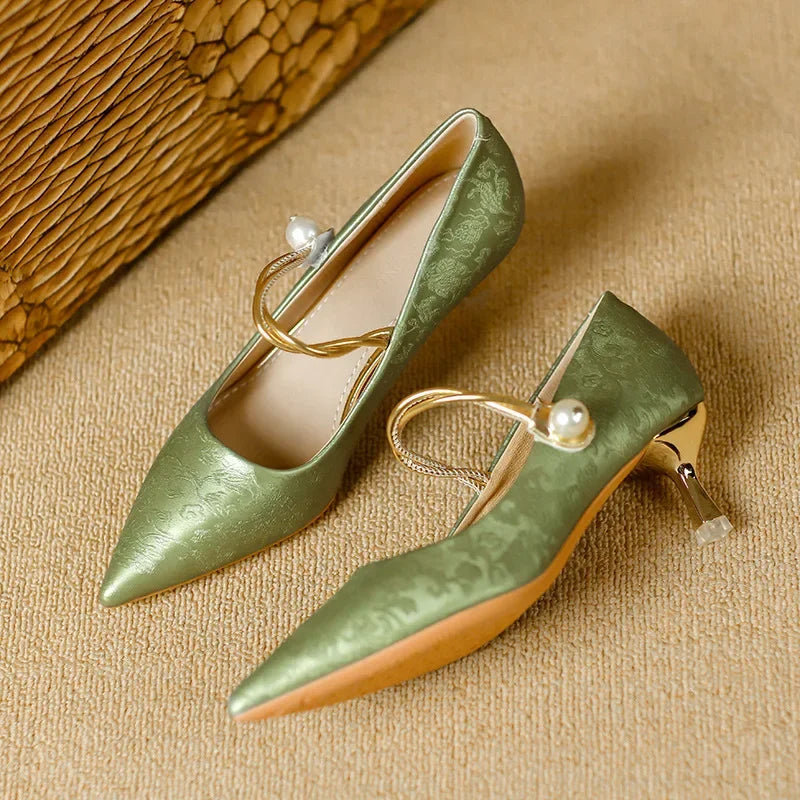 Cherie | Elegant Kitten Heels