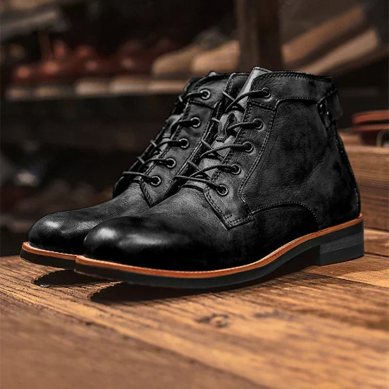 Dylan | Men’s Retro Round-Toe Boots