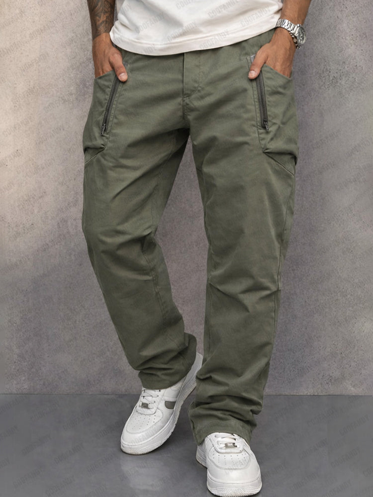 Asher | Zip-Pocket Cargo Pants